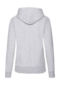 Sweatshirt publicitaire femme manches longues avec capuche | Ladies Classic Hooded Sweat Heather Grey