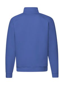 Sweatshirt publicitaire manches longues raglan | Zip-Neck Sweatshirt Royal
