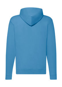 Sweat-shirt homme zippé à capuche personnalisé | Classic Hooded Sweat Jacket Azure Blue