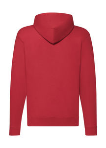 Sweat-shirt homme zippé à capuche personnalisé | Classic Hooded Sweat Jacket Red