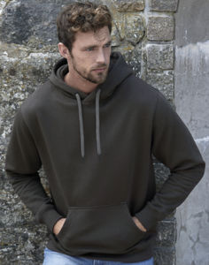 Sweatshirt publicitaire homme manches longues avec capuche | Karup Dark Olive