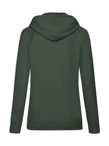 Sweatshirt personnalisé femme manches longues avec capuche | Ladies Lightweight Hooded Sweat Bottle Green