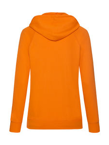Sweatshirt personnalisé femme manches longues avec capuche | Ladies Lightweight Hooded Sweat Orange