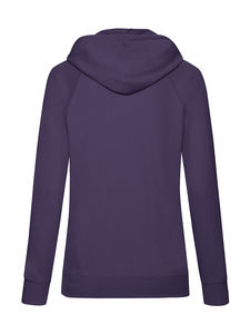 Sweatshirt personnalisé femme manches longues avec capuche | Ladies Lightweight Hooded Sweat Purple
