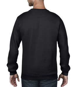 Sweatshirt personnalisé homme manches longues | Adult Fashion Crewneck Sweat Black