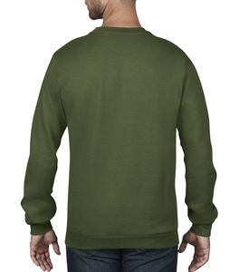 Sweatshirt personnalisé homme manches longues | Adult Fashion Crewneck Sweat City Green