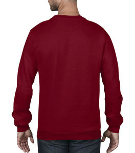 Sweatshirt personnalisé homme manches longues | Adult Fashion Crewneck Sweat Independence Red