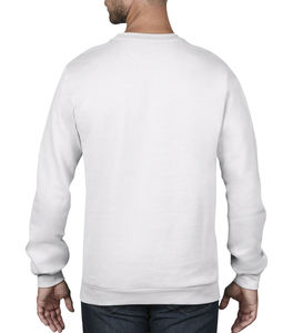 Sweatshirt personnalisé homme manches longues | Adult Fashion Crewneck Sweat White