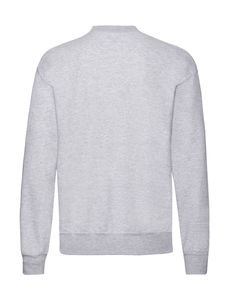 Sweatshirt personnalisé manches longues | Classic Set In Sweat Heather Grey