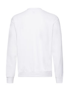 Sweatshirt personnalisé manches longues | Classic Set In Sweat White