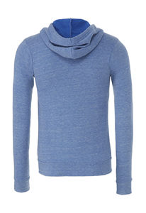 Sweatshirt publicitaire unisexe manches longues avec capuche | Phecda Blue Triblend