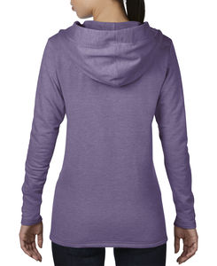 Sweatshirt publicitaire femme manches longues avec capuche | Women`s French Terry Hooded Sweat Heather Purple