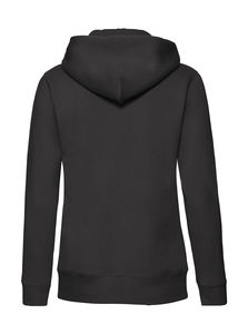 Sweat-shirt femme zippé à capuche premium publicitaire | Premium Hooded Sweat Jacket Lady-Fit Black