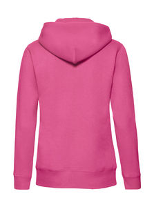 Sweat-shirt femme zippé à capuche premium publicitaire | Premium Hooded Sweat Jacket Lady-Fit Fuchsia