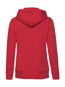 Sweat-shirt femme zippé à capuche premium publicitaire | Premium Hooded Sweat Jacket Lady-Fit Red