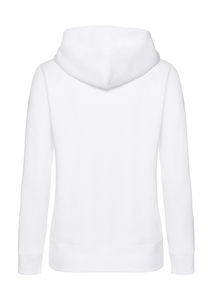Sweat-shirt femme zippé à capuche premium publicitaire | Premium Hooded Sweat Jacket Lady-Fit White