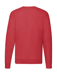 Sweatshirt publicitaire homme manches longues raglan | Lightweight Raglan Sweat Red