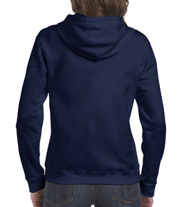 Sweat-shirt femme zippé à capuche heavy blend™ publicitaire | Westmount Navy