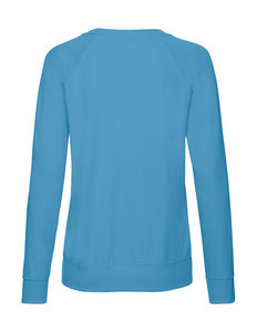 Sweatshirt personnalisé femme manches longues raglan | Ladies Lightweight Raglan Sweat Azure Blue
