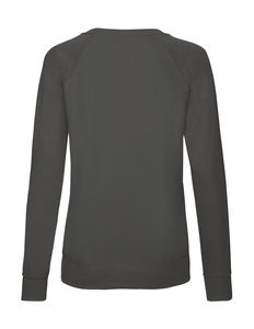 Sweatshirt personnalisé femme manches longues raglan | Ladies Lightweight Raglan Sweat Light Graphite