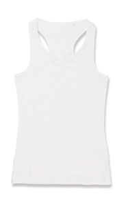 T-shirt personnalisé femme avec détails réfléchissants cintré | Active Sports Top Women White