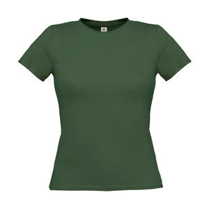 T-shirt publicitaire femme petites manches | Women-Only Bottle Green