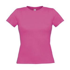 T-shirt publicitaire femme petites manches | Women-Only Fuchsia