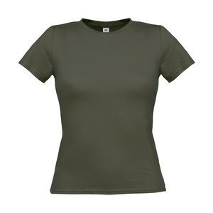 T-shirt publicitaire femme petites manches | Women-Only Khaki