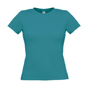 T-shirt publicitaire femme petites manches | Women-Only Real Turquoise
