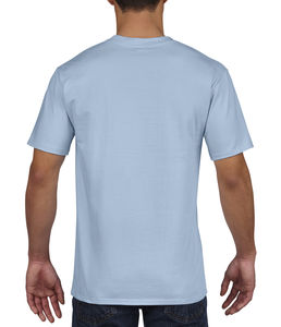 T-shirt homme col rond premium personnalisé | Hampstead Light Blue