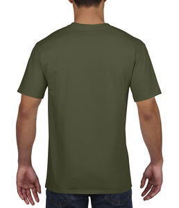 T-shirt homme col rond premium personnalisé | Hampstead Military Green