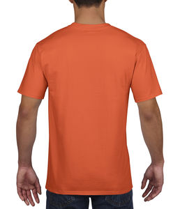 T-shirt homme col rond premium personnalisé | Hampstead Orange