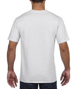 T-shirt homme col rond premium personnalisé | Hampstead White