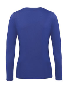 T-shirt bio femme manches longues publicitaire | Inspire LSL T  women Cobalt Blue