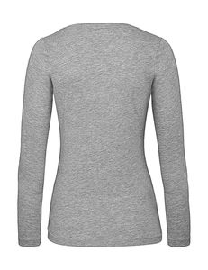 T-shirt bio femme manches longues publicitaire | Inspire LSL T  women Sport Grey