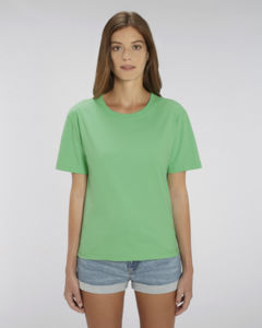 T-shirt épais femme | Stella Fringes Chameleon Green