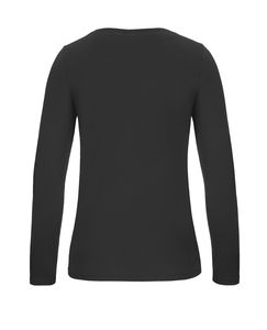 T-shirt manches longues femme personnalisé | #E150 LSL  women Black