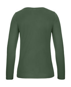 T-shirt manches longues femme personnalisé | #E150 LSL  women Bottle Green