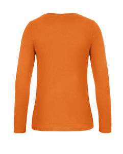T-shirt manches longues femme personnalisé | #E150 LSL  women Orange