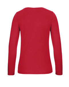 T-shirt manches longues femme personnalisé | #E150 LSL  women Red