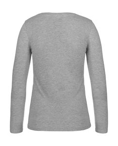 T-shirt manches longues femme personnalisé | #E150 LSL  women Sport Grey