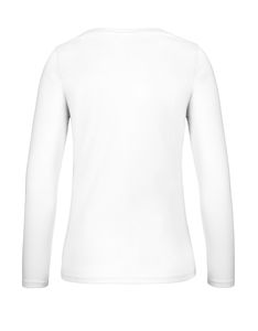 T-shirt manches longues femme personnalisé | #E150 LSL  women White