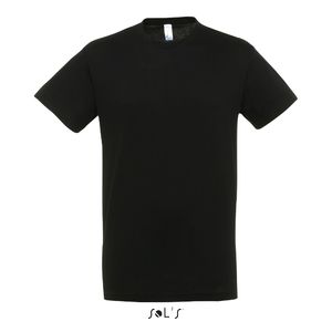 Tee-shirt personnalisé unisexe col rond | Regent Noir profond