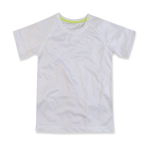 T-shirt publicitaire enfant manches courtes | Active 140 Raglan Kids White
