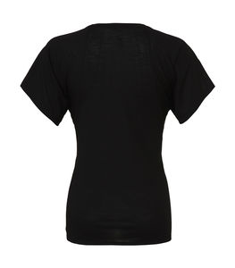 T-shirt publicitaire femme manches courtes raglan | Sadir Black