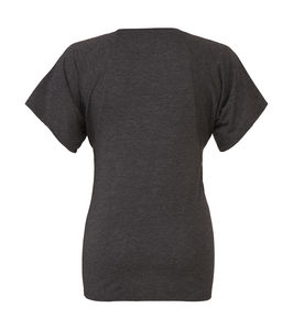 T-shirt publicitaire femme manches courtes raglan | Sadir Dark Grey Heather