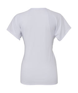 T-shirt publicitaire femme manches courtes raglan | Sadir White