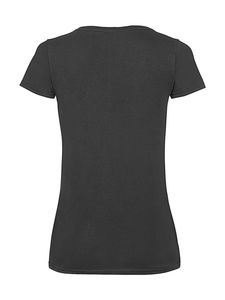 T-shirt femme col v valueweight publicitaire | Ladies Valueweight V-Neck T Black