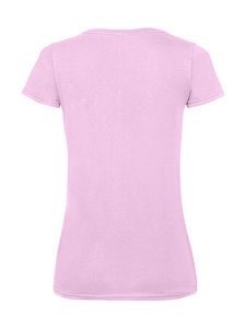 T-shirt femme col v valueweight publicitaire | Ladies Valueweight V-Neck T Light Pink