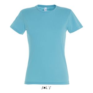 Tee-shirt publicitaire femme | Miss Bleu atoll